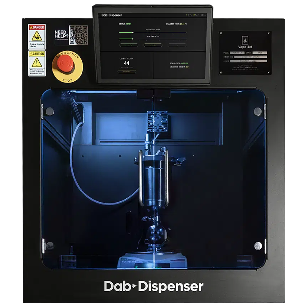 Vape-Jet Dab Jar Filling Machine